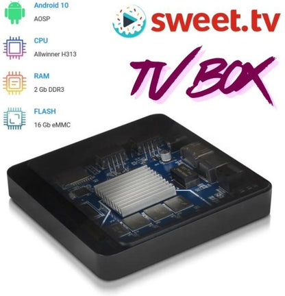 Sweet.TV Box 2, + L csomag 12 hónapos Digitális Voucher